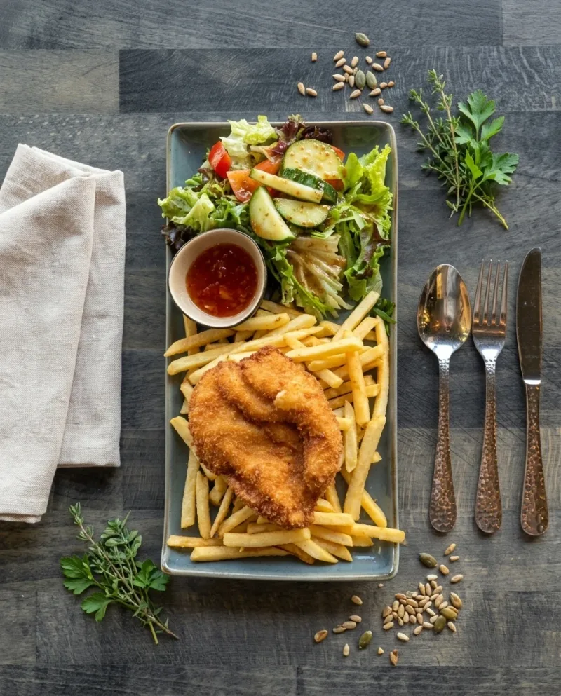 Crispy Chicken — Restaurant Kaspio Stade