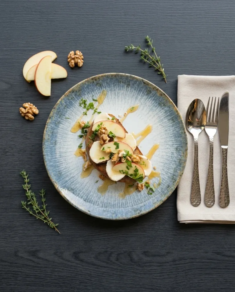 Ziegenkäse Crosstini — Restaurant Kaspio Stade